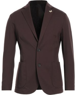 Tombolini Blazer Polyamide, Elastane - Brown