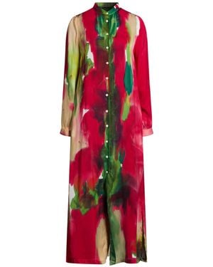 Roberto Collina Maxi Dress Polyester - Red