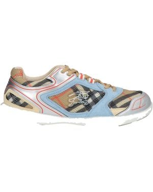 Burberry Sneakers Technical Fibers, Leather - Blue