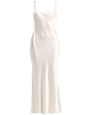 THE GARMENT Ivory Maxi Dress Silk - White