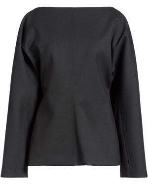 Studio Nicholson Charcoal Top Polyester, Viscose, Elastane - Black