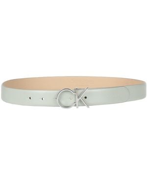 Calvin Klein Belt Leather - White