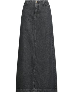 Alysi Denim Skirt - Grey