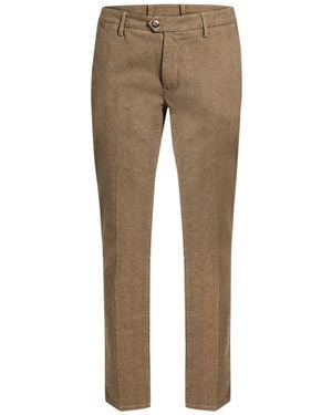 Teleria Zed Khaki Pants Cotton, Elastane - Natural