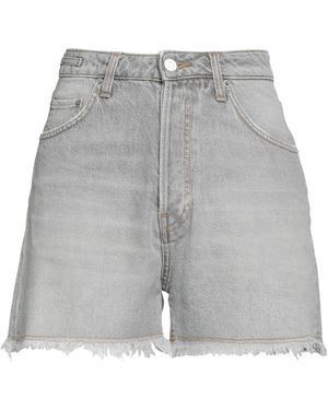 Haikure Denim Shorts - Grey