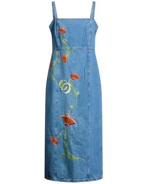 Kitri Midi Dress Cotton - Blue