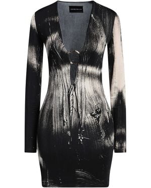 Louisa Ballou Mini Dress Viscose, Elastane - Black