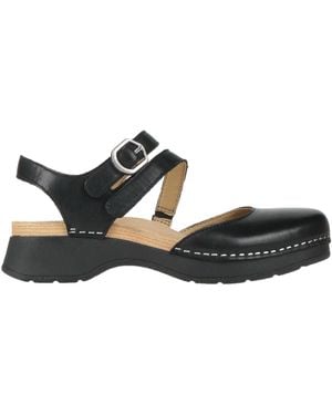 Dansko Court Shoes Leather - Black