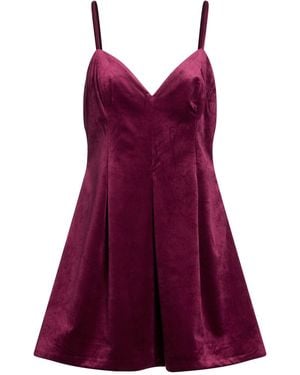 ViCOLO Mini Dress Acetate, Viscose - Purple