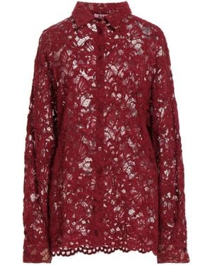 Gina Gorgeous Burgundy Shirt Polyamide, Elastane - Red