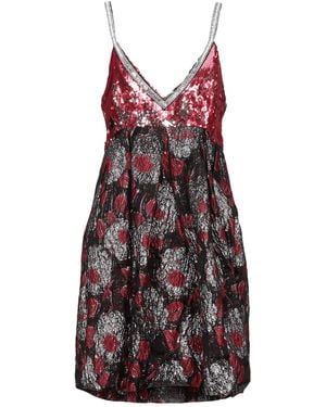 Nora Barth Mini Dress Polyester, Silk, Polyamide - Red