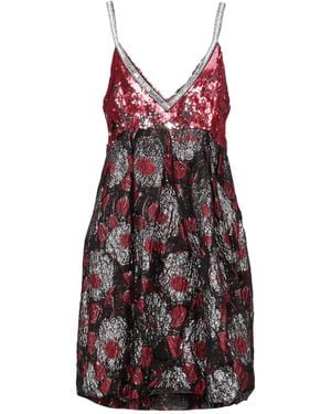 Nora Barth Mini Dress Polyester, Silk, Polyamide - Red