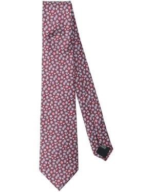 Lanvin Burgundy Ties & Bow Ties Silk - Purple