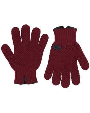 Harmont & Blaine Gloves Wool, Viscose, Polyamide, Cashmere - Red