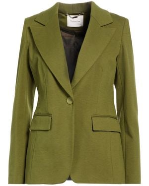 Manila Grace Blazer Viscose, Polyamide, Elastane - Green