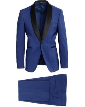 Tonello Suit Virgin Wool, Mohair Wool, Elastane - Blue