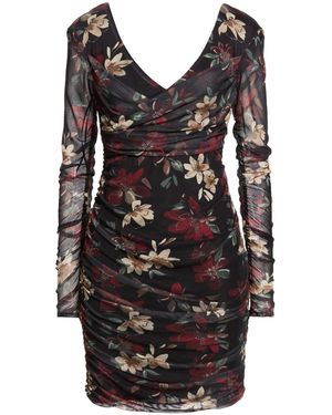 Mar De Margaritas Mini Dress Polyester, Elastane - Black