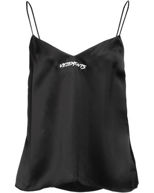 Vetements Top - Black