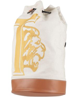 Tod's Backpack Textile Fibers, Leather - White