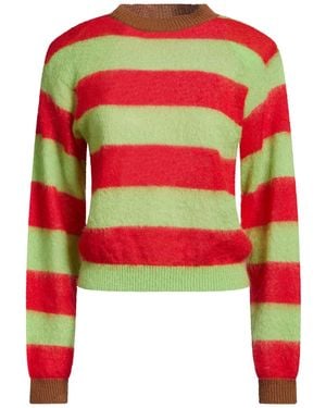 SOLOTRE Sweater Wool, Mohair Wool, Polyamide - Red