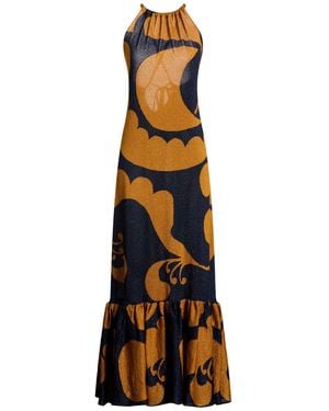 Circus Hotel Maxi Dress - Blue
