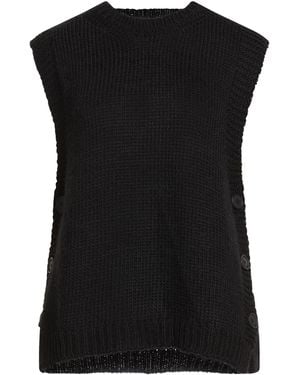 Angela Davis Jumper Acrylic, Polyester, Wool - Black