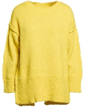 Manila Grace Jumper Wool, Polyamide - Yellow
