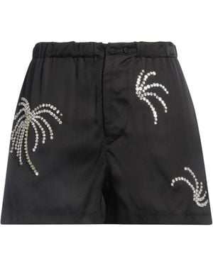 N°21 Shorts & Bermuda Shorts Viscose, Glass, Polyester - Black