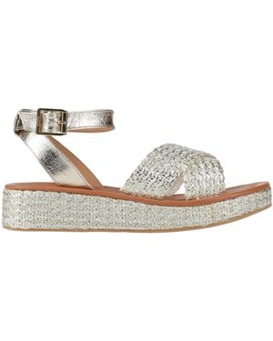 Kanna Espadrilles Leather, Synthetisches Material - White
