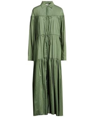 Matteau Maxi Dress Organic Cotton, Silk - Green