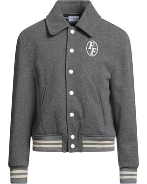 FAMILY FIRST Jacket Polyester, Acrylic, Wool - Gray
