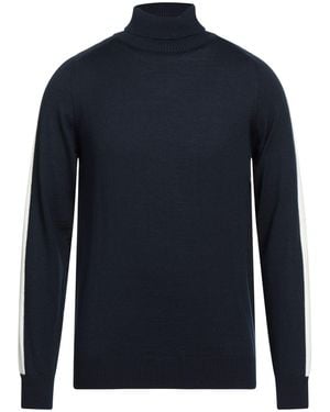 Angelo Nardelli Turtleneck Merino Wool, Acrylic - Blue