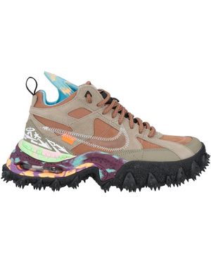 Nike X Off- Trainers Leather - Brown