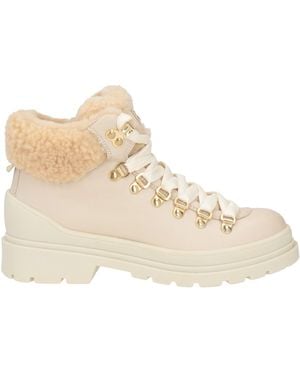 Bogner Ivory Ankle Boots Shearling - Natural