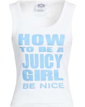 Juicy Couture Tank Top Cotton, Elastane - Blue