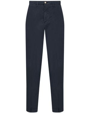 Briglia 1949 Midnight Trousers Tencel, Cotton, Elastane - Blue