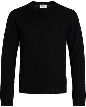 Alpha Studio Jumper Merino Wool - Black