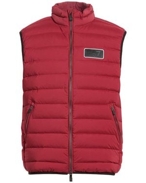 EA7 Vest Polyester, Elastane - Red