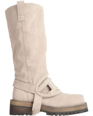 DIESEL Ankle Boots Leather - White
