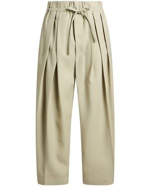 Jil Sander Trousers Wool - White