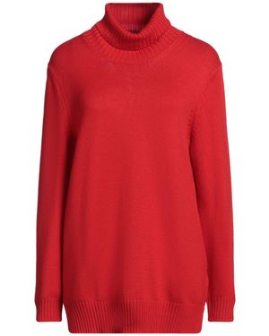 La Fileria Turtleneck Virgin Wool - Red