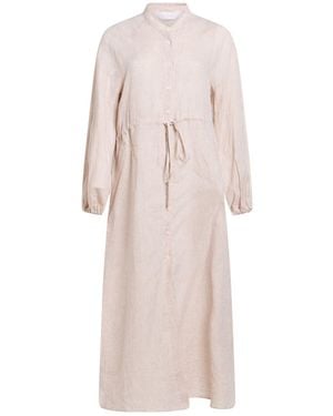 Robert Friedman Maxi Dress Linen - Pink