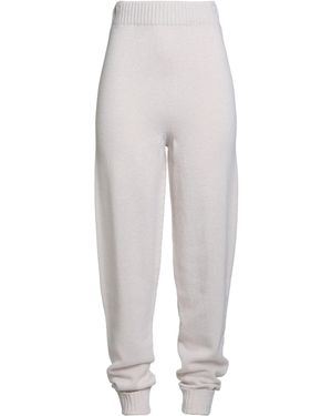 Twinset Pants Wool, Cashmere, Polyester - White