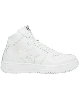 2Star Trainers Leather - White