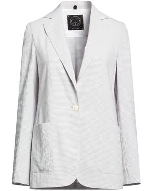 T-jacket By Tonello Blazer Virgin Wool, Polyester, Elastane - White