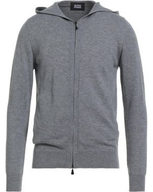 Alpha Studio Cardigan Wool - Grey