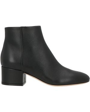 Sergio Rossi Ankle Boots Leather - Black