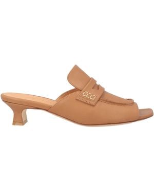 Le Clare Sandals Leather - Brown