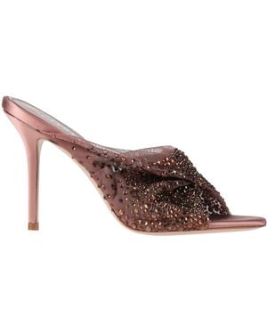 Gedebe Sandals Textile Fibers - Brown