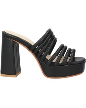 Braccialini Sandals Synthetic Material - Black
